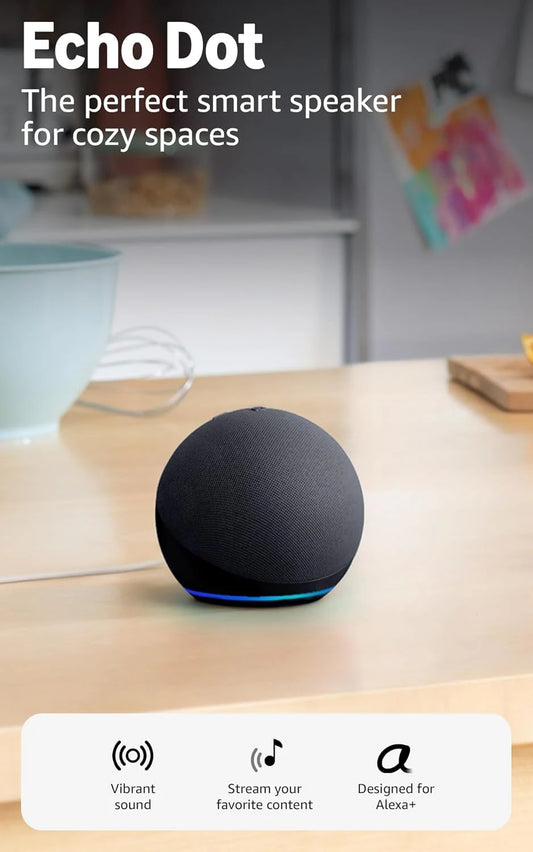 Charcoal Echo Dot Speaker